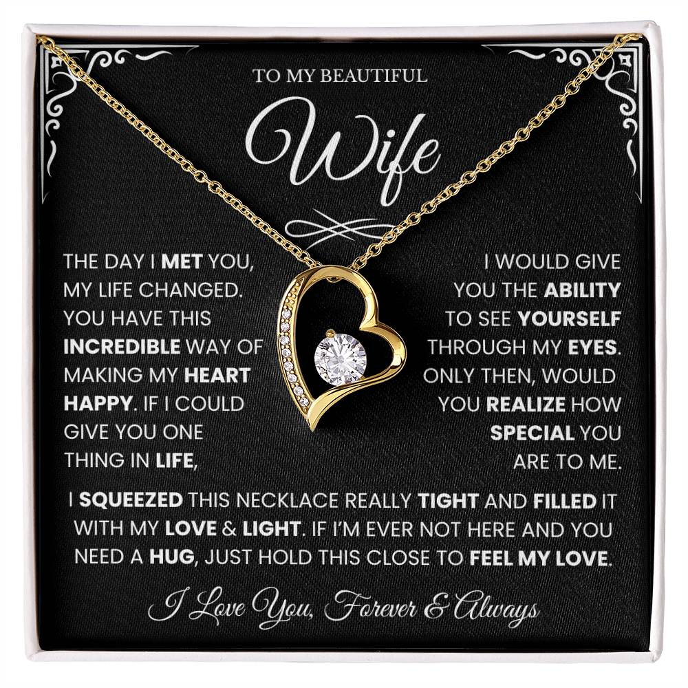 Gifts for Wife from Husband, Forever Love Necklace