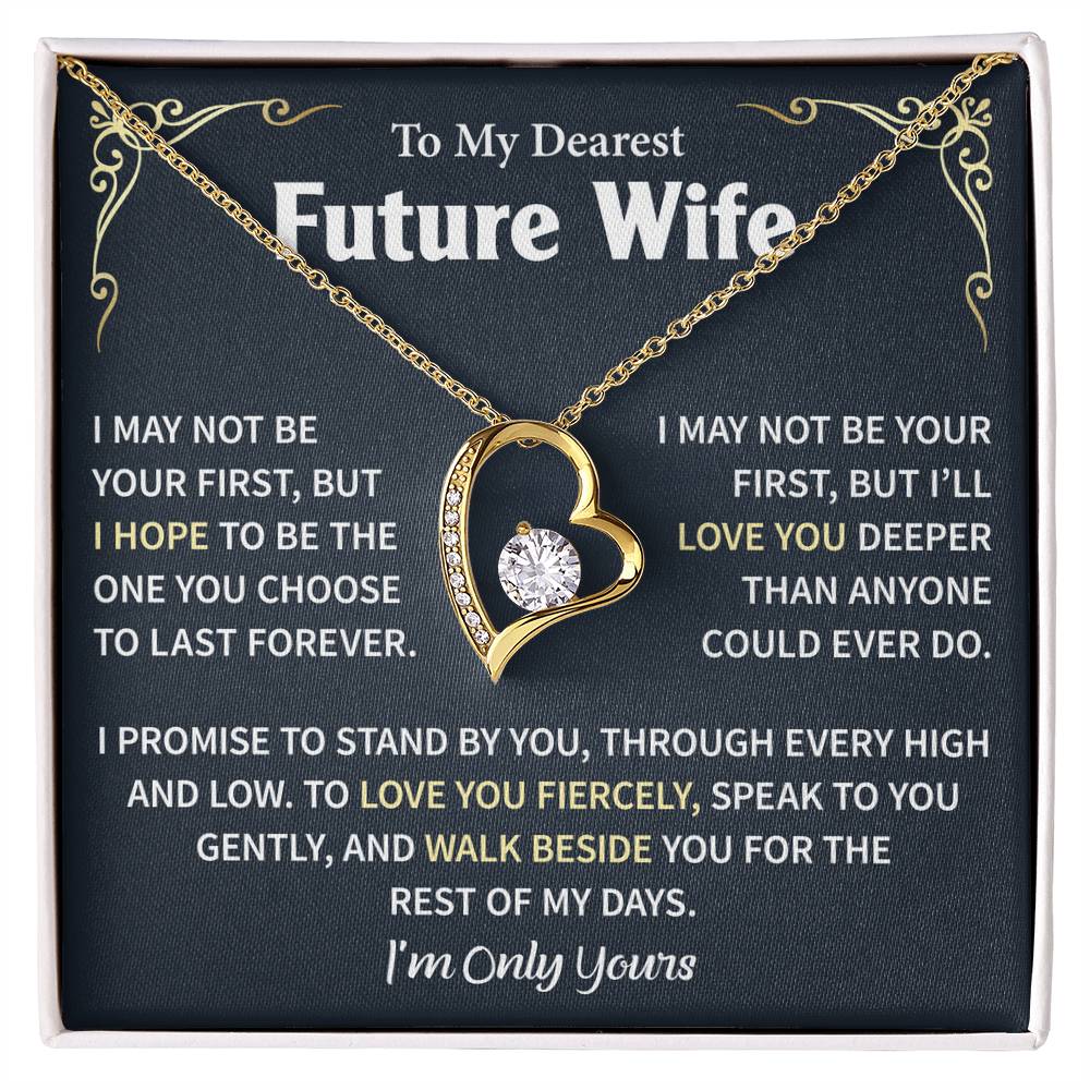 Heart Necklace For My Future Wife - Special Gift For Women