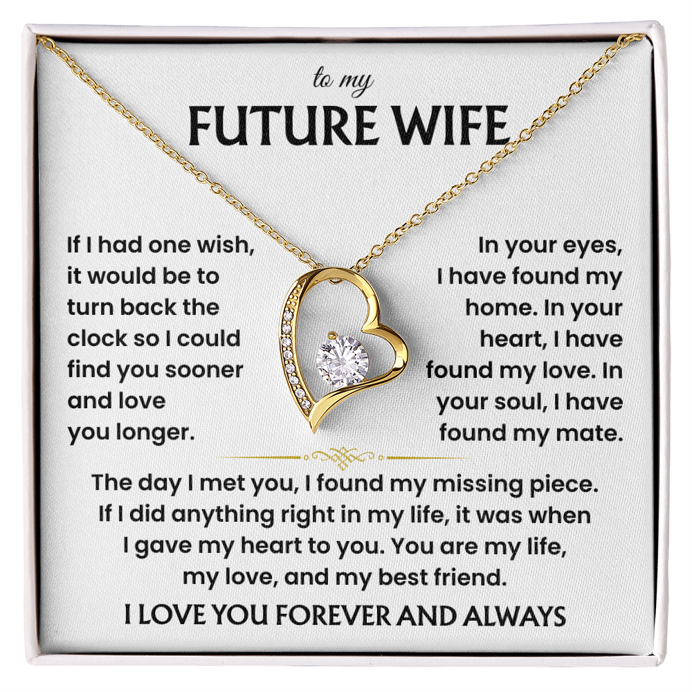To My Future Wife Necklace, Wife Necklace From Husband