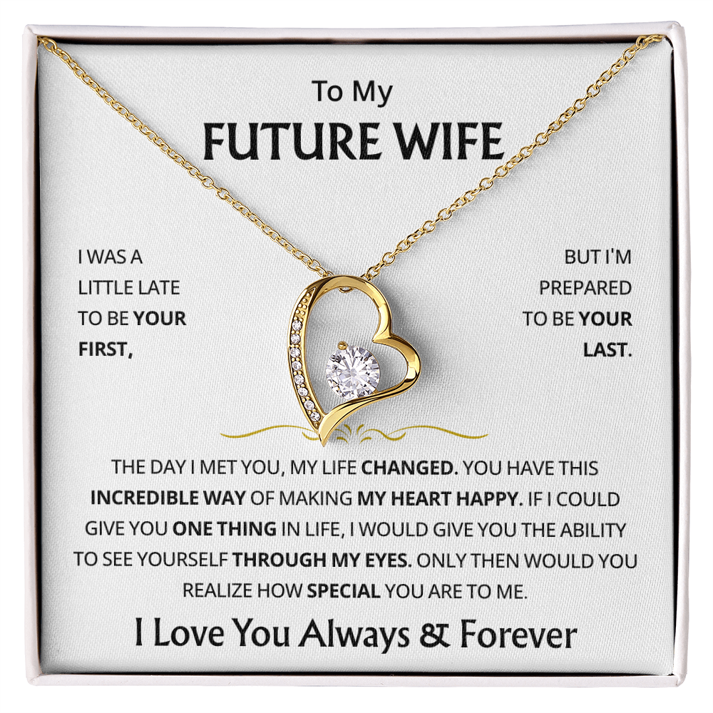 Necklace for Future wife, Forever Love Necklace
