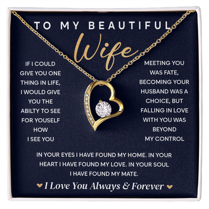 To My Soulmate Neckalce,  Every detail sparkles just like her