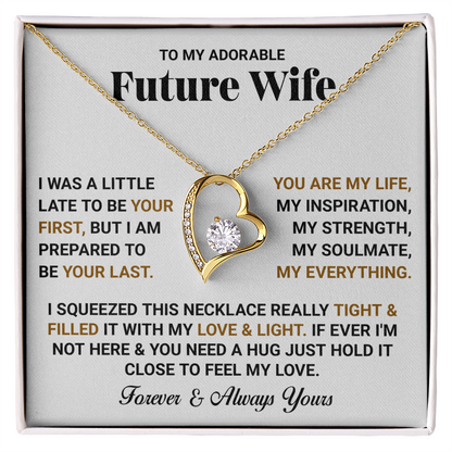 Pendant Necklaces To My Future Wife - Gift For Girlfriend