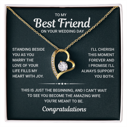 Forever Love Necklace Wedding Present Ideas For Bestie