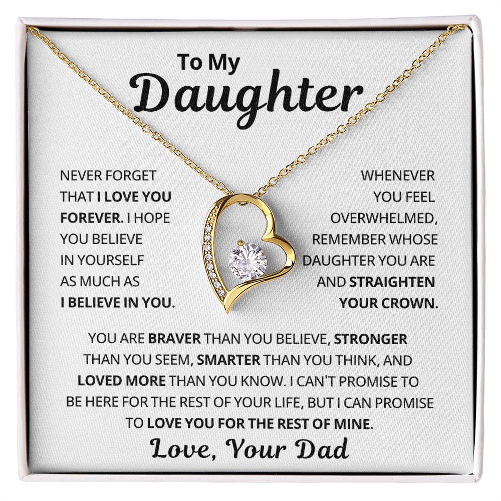 Mother Daughter Necklace, It Highlights The Warmth in Her Smile