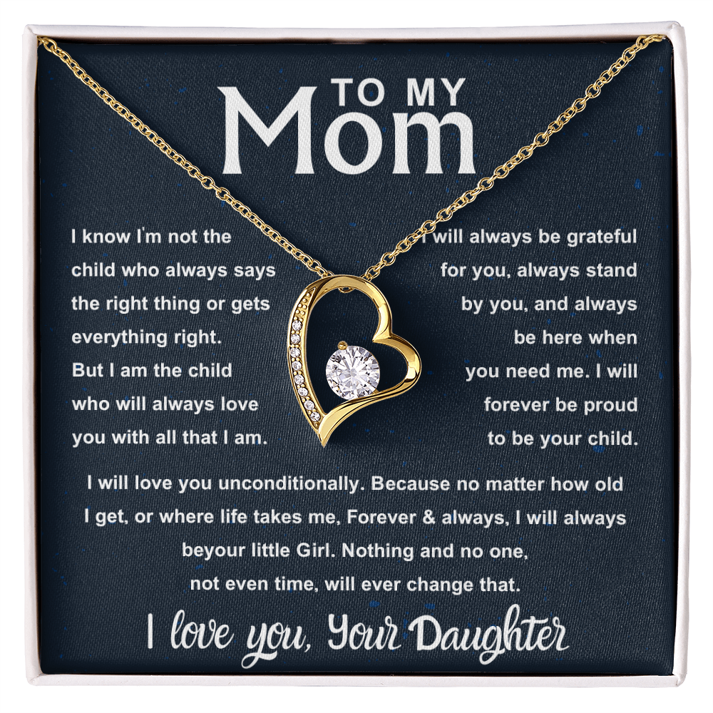 To My Beautiful Mom – Forever Your | Unconditional Love Gift for Mom