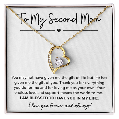 To My Bonus Mom Necklace, Valentines Day Gifts