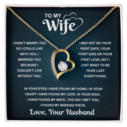 Best Gifts for Wife, When Your Wife Puts It On, Her Heart Shines Through