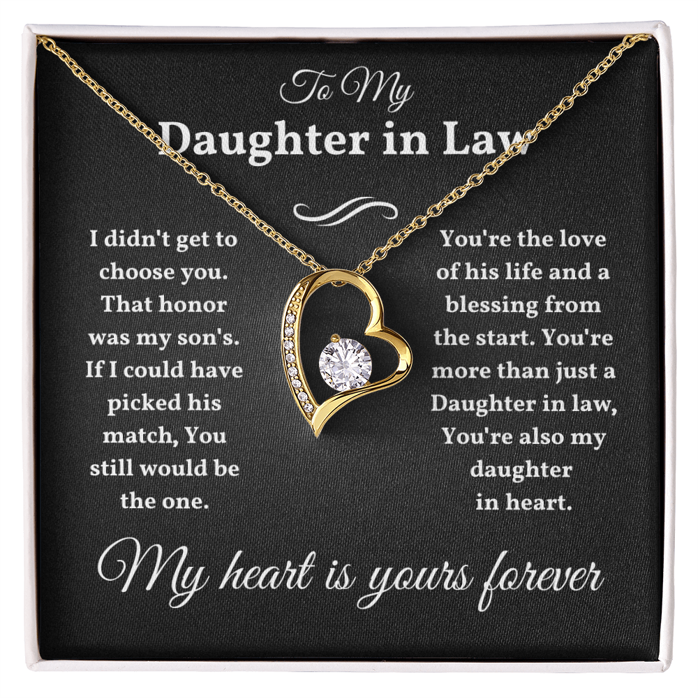 Daughter In Law Necklace From Mother, Daughter In Law Birthday Gifts