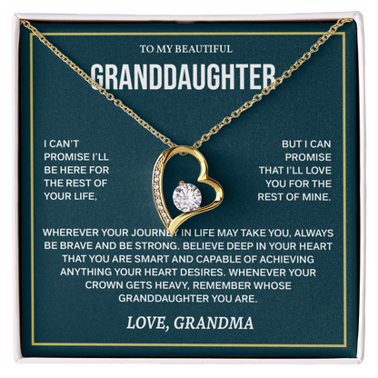 Necklaces for Granddaughters, To My Granddaughter Jewelry
