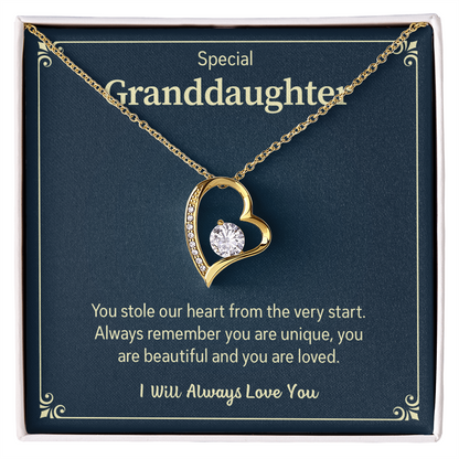 Granddaughter Necklace, Granddaughter Gifts from Grandma