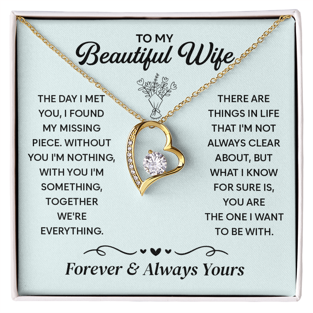 Necklace from Husband, Forever Love Necklace