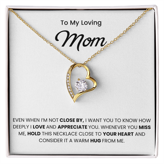Sentimental Mother's Day Necklace Gift for Mom From Son or Daughter