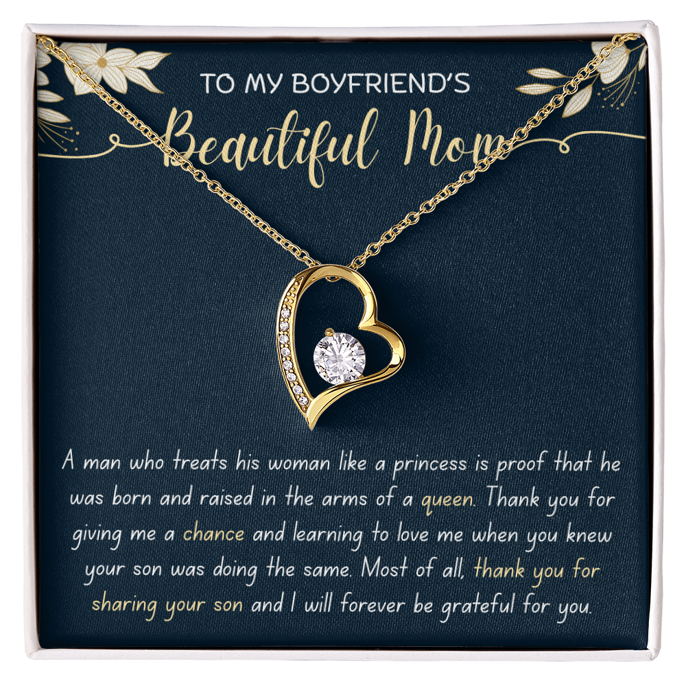 To My Future Mother In Law Necklace, Forever Love Necklace