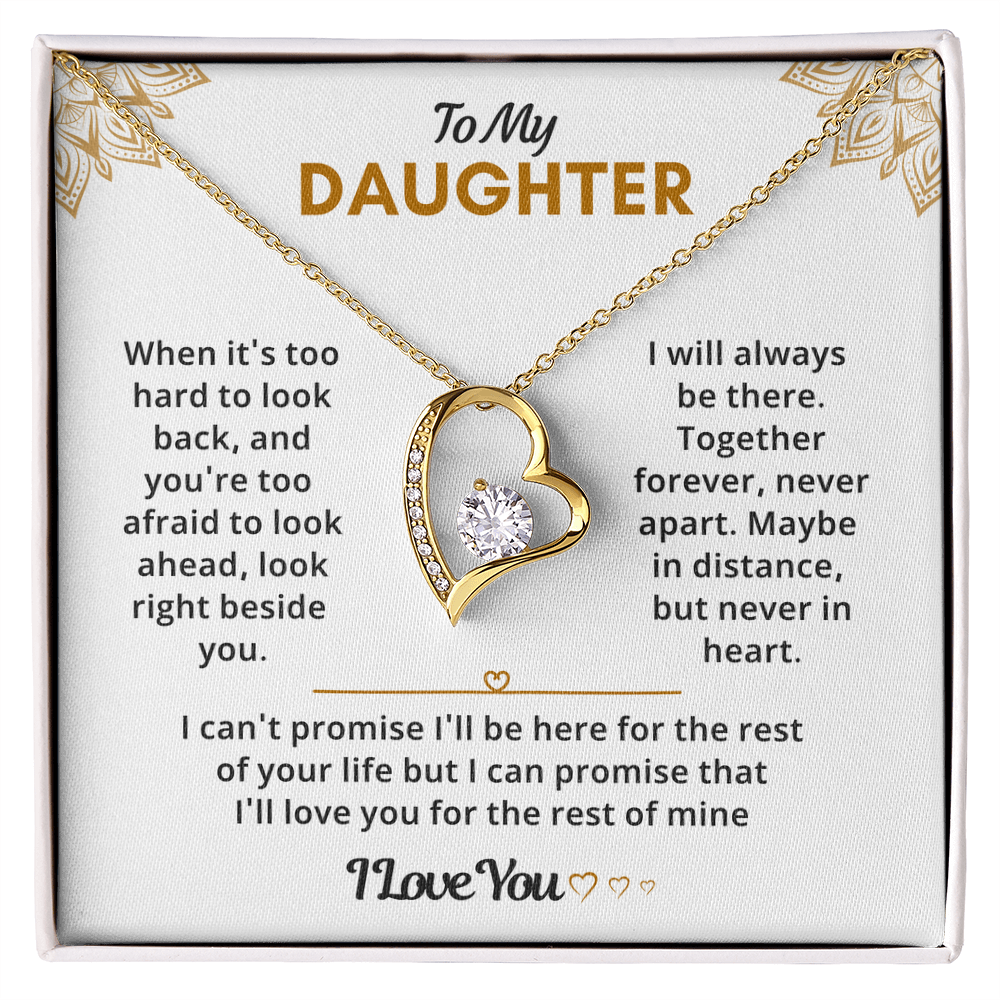 Daughter Necklace from Dad, She glows like she was born for this moment