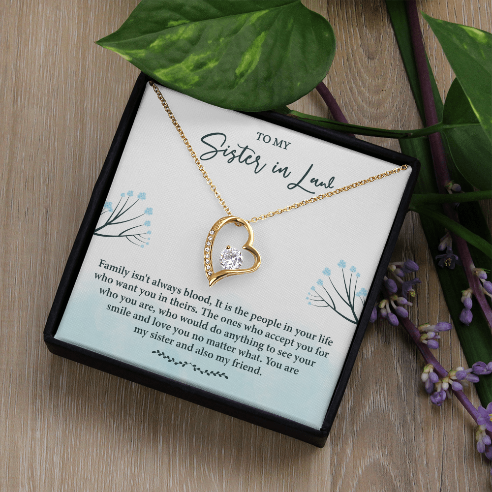 Sister in Law Necklace, Forever Love Necklace