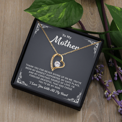 To My Mom Forever Love Necklace – Jewelry Gifts for Mom, Best Gifts for My Mom