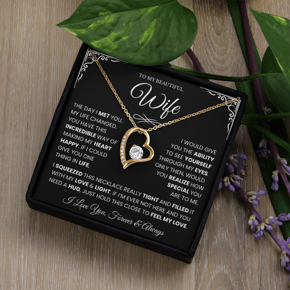 Gifts for Wife from Husband, Forever Love Necklace