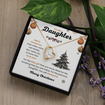 Christmas Gifts for Daughter, She glows brighter wearing this necklace