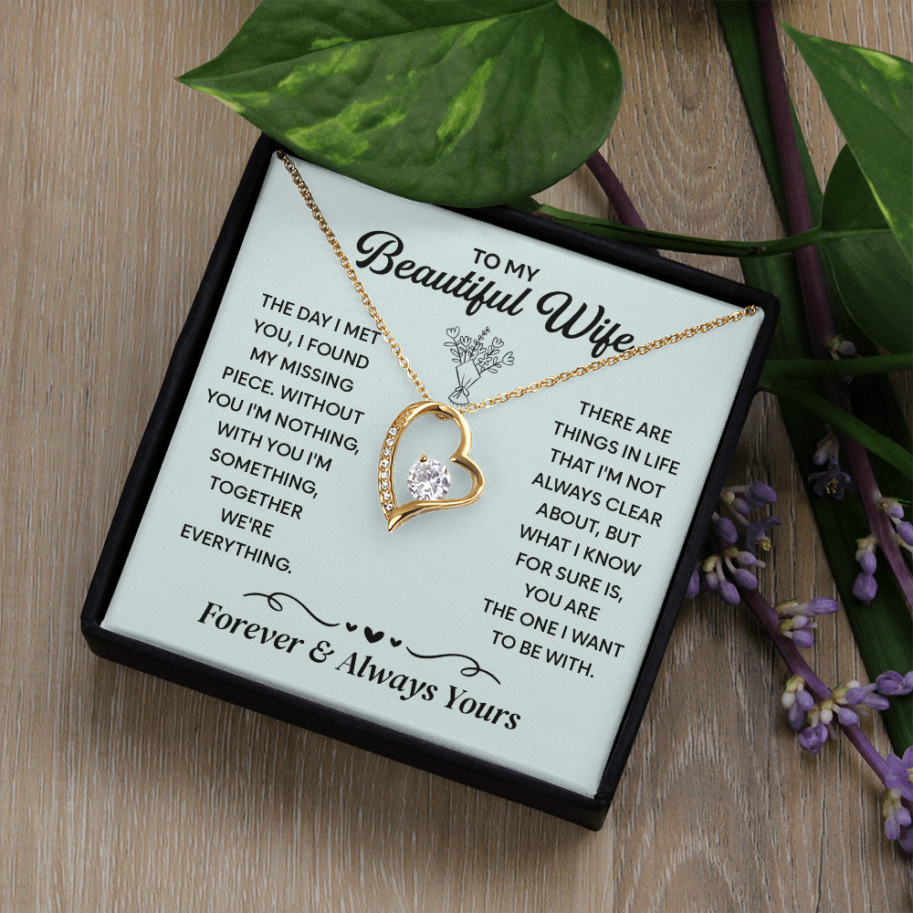 Necklace from Husband, Forever Love Necklace