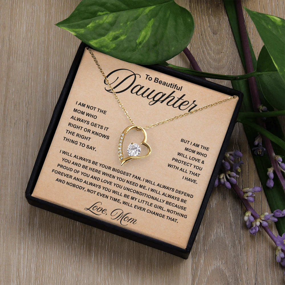To My daughter Necklace for dad, It Makes Her Smile Shine Even Brighter