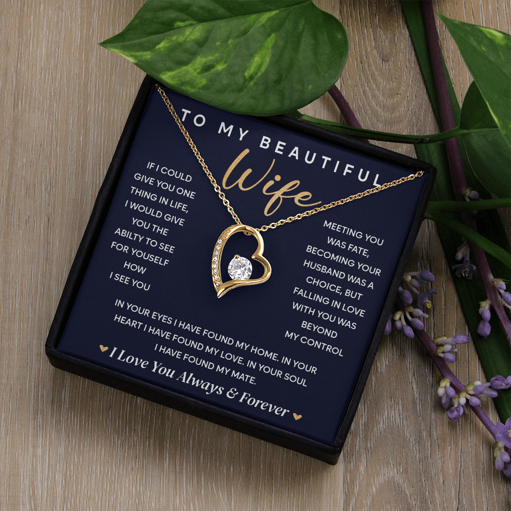 To My Soulmate Neckalce,  Every detail sparkles just like her