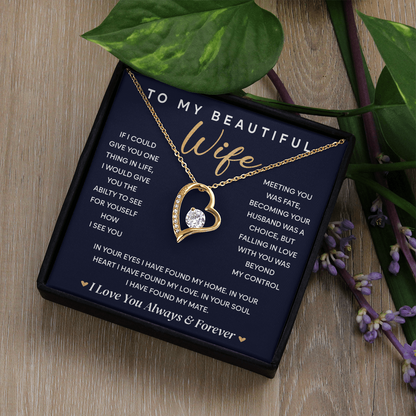 To My Soulmate Neckalce,  Every detail sparkles just like her