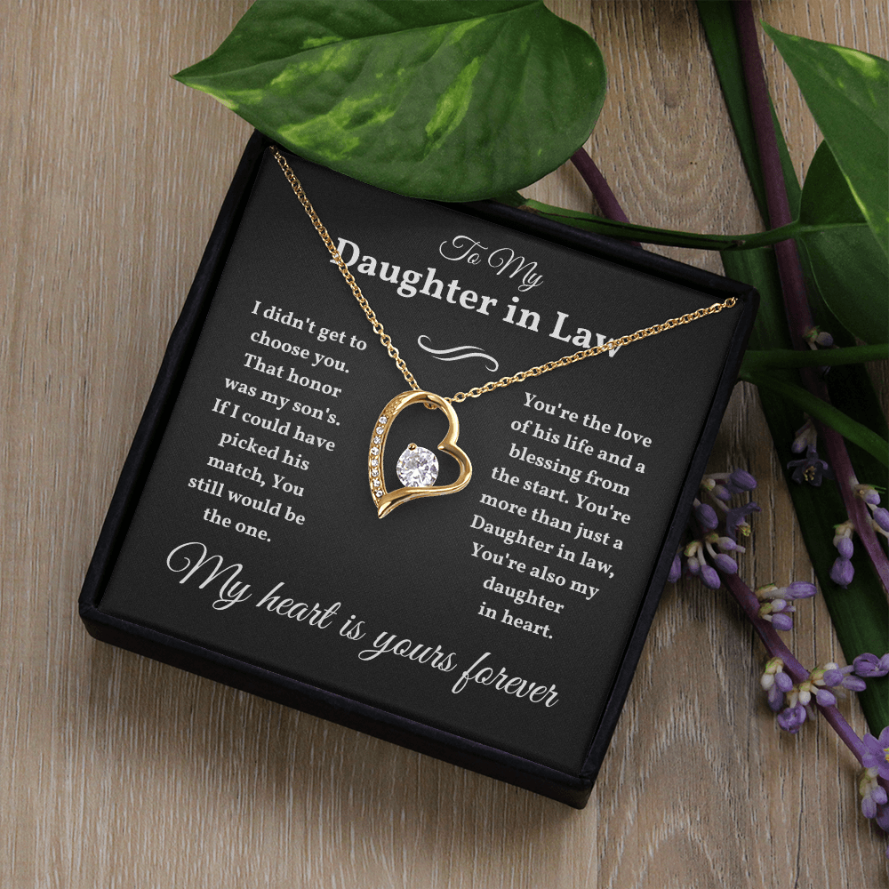 Daughter In Law Necklace From Mother, Daughter In Law Birthday Gifts