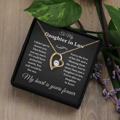 Daughter In Law Necklace From Mother, Daughter In Law Birthday Gifts