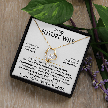 To My Future Wife Necklace, Birthday Gift for Her