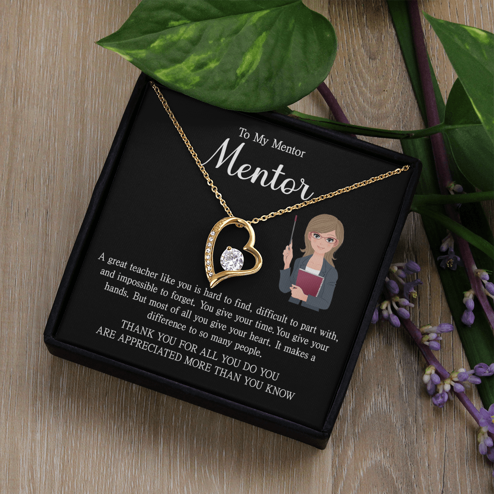 Teacher Birthday Gifts, Forever Love Necklace