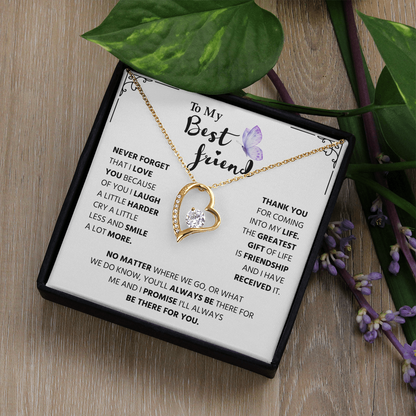 Gifts for Best Friend, Forever Love Necklace