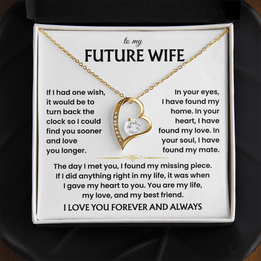To My Future Wife Necklace, Wife Necklace From Husband