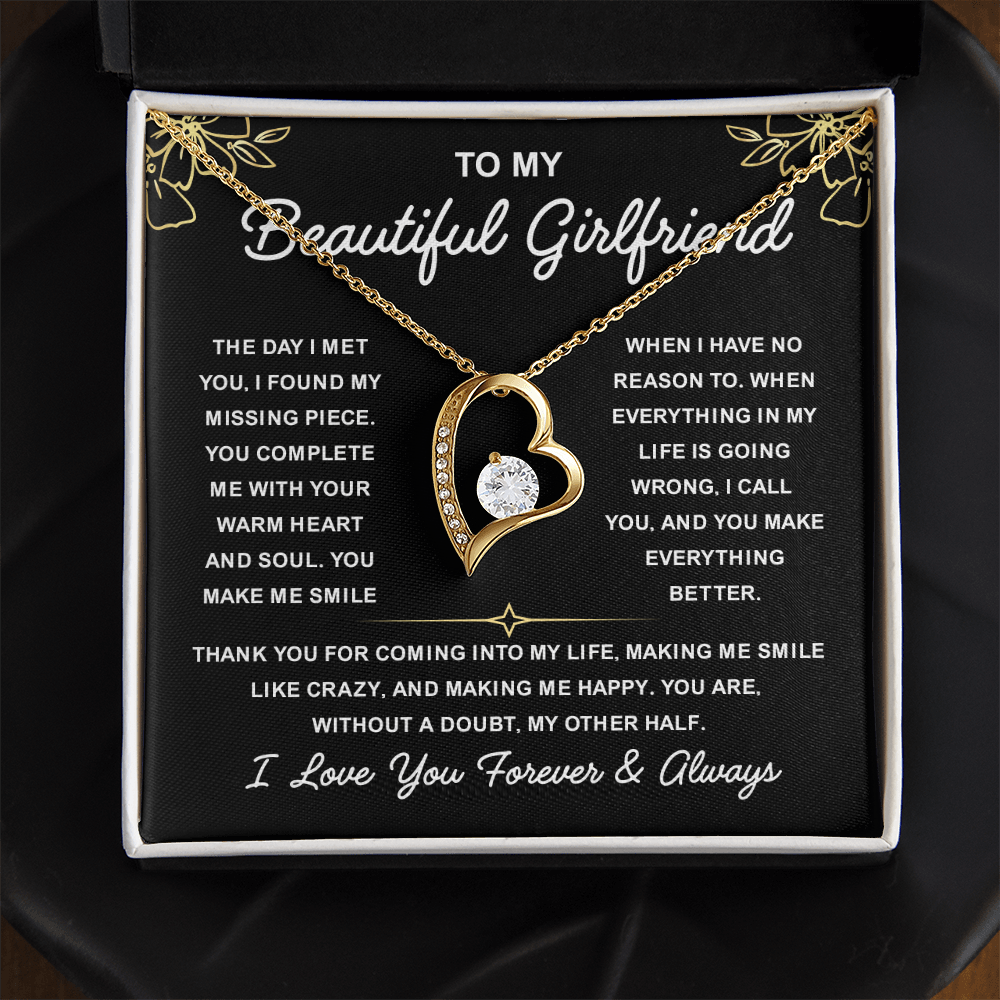 Necklace from Boyfriend, Seeing Your Girlfriend Wear It Makes Her Glow Inside and Out