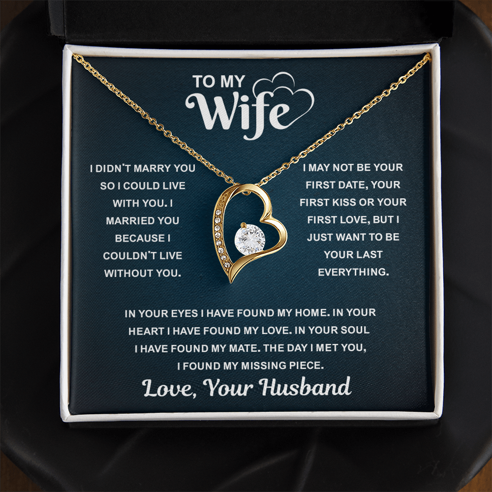 Best Gifts for Wife, When Your Wife Puts It On, Her Heart Shines Through