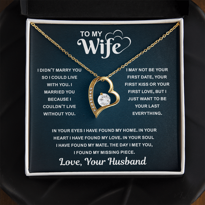 Best Gifts for Wife, When Your Wife Puts It On, Her Heart Shines Through