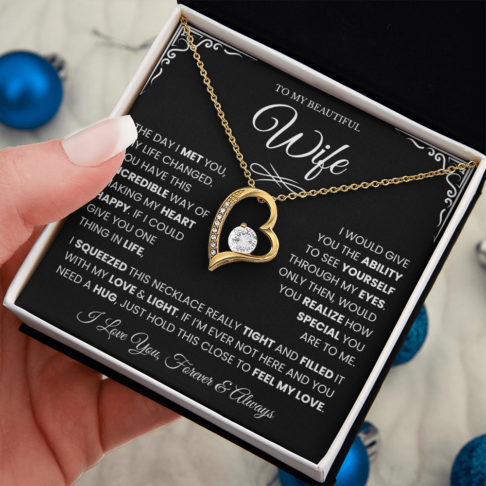 Gifts for Wife from Husband, Forever Love Necklace