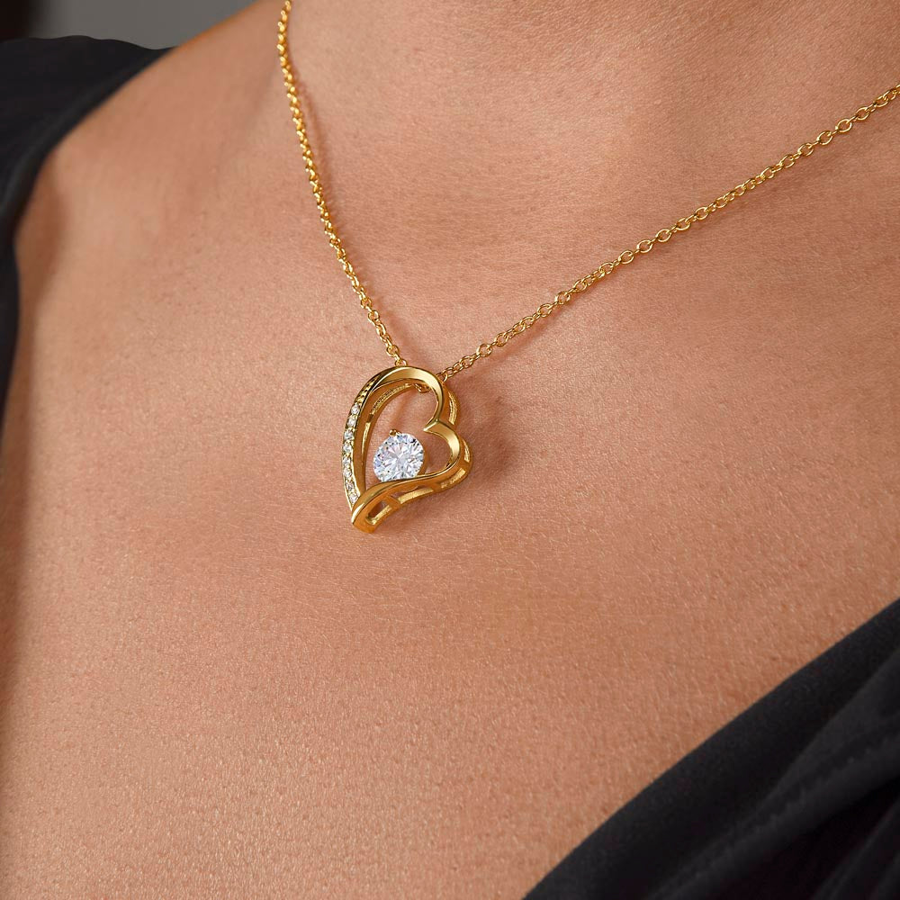 To My Sister Neckalce, Forever Love Necklace For Sister