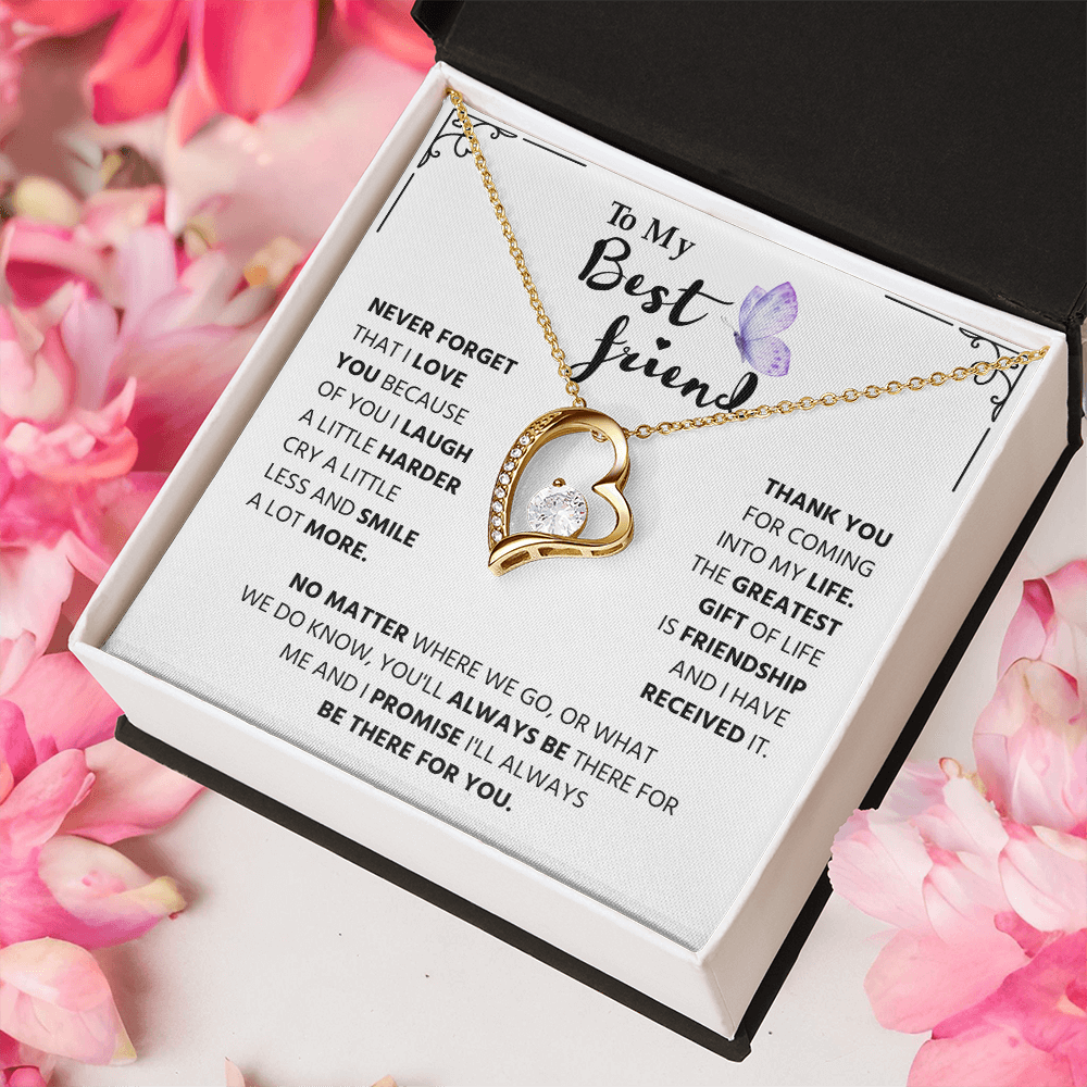 Gifts for Best Friend, Forever Love Necklace