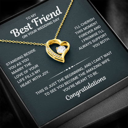 Forever Love Necklace Wedding Present Ideas For Bestie