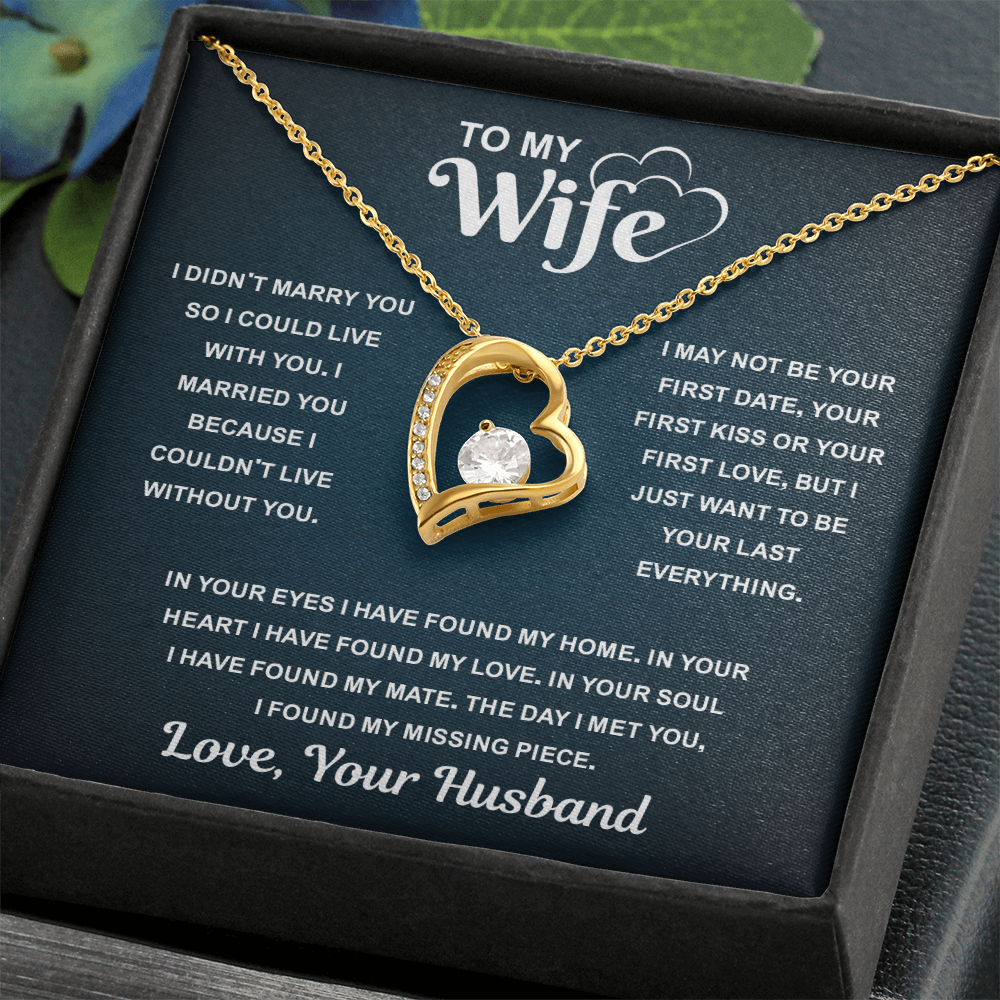 Best Gifts for Wife, When Your Wife Puts It On, Her Heart Shines Through