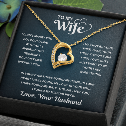 Best Gifts for Wife, When Your Wife Puts It On, Her Heart Shines Through