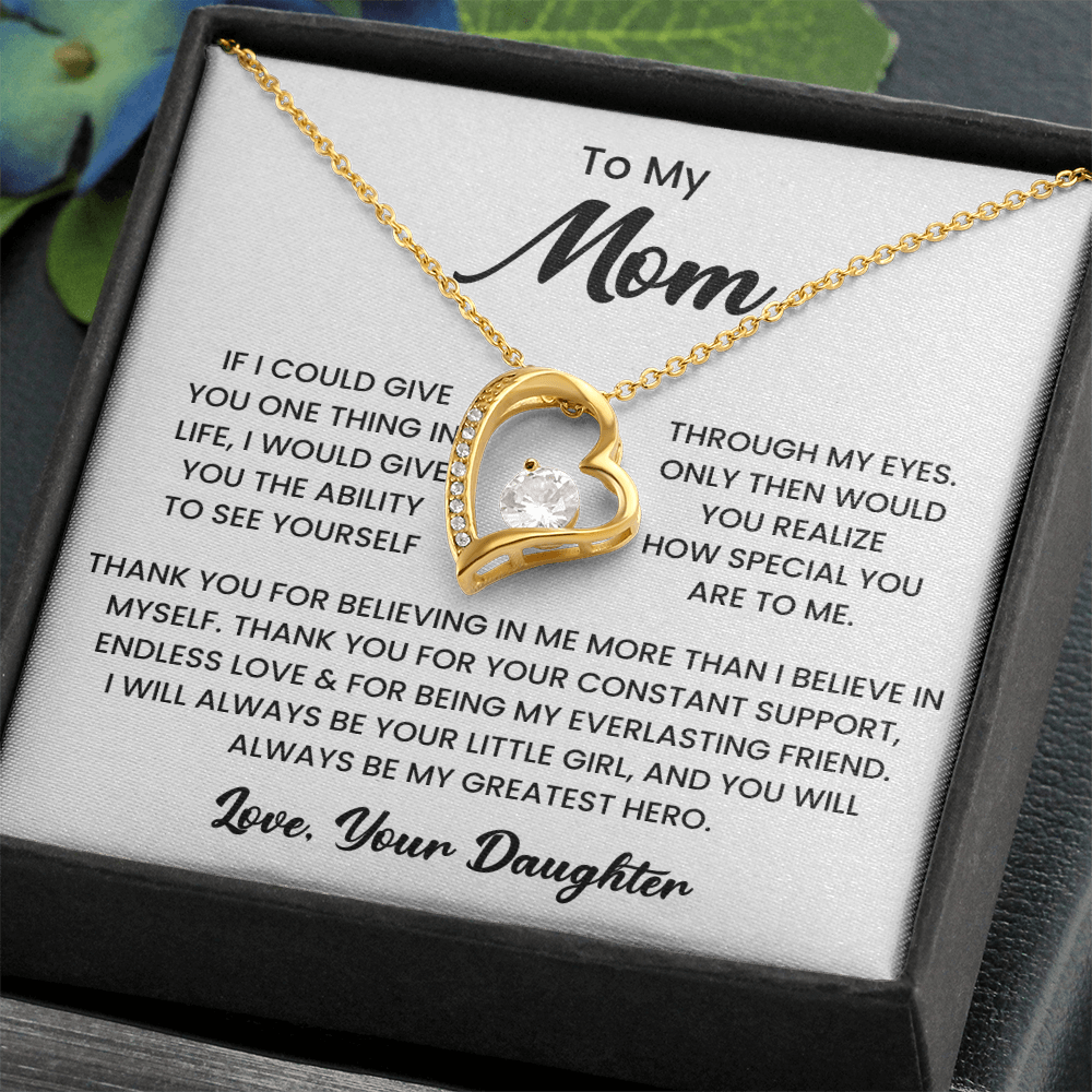 To My Mom Necklace Gifts Meaningful Gift to Mom From Son