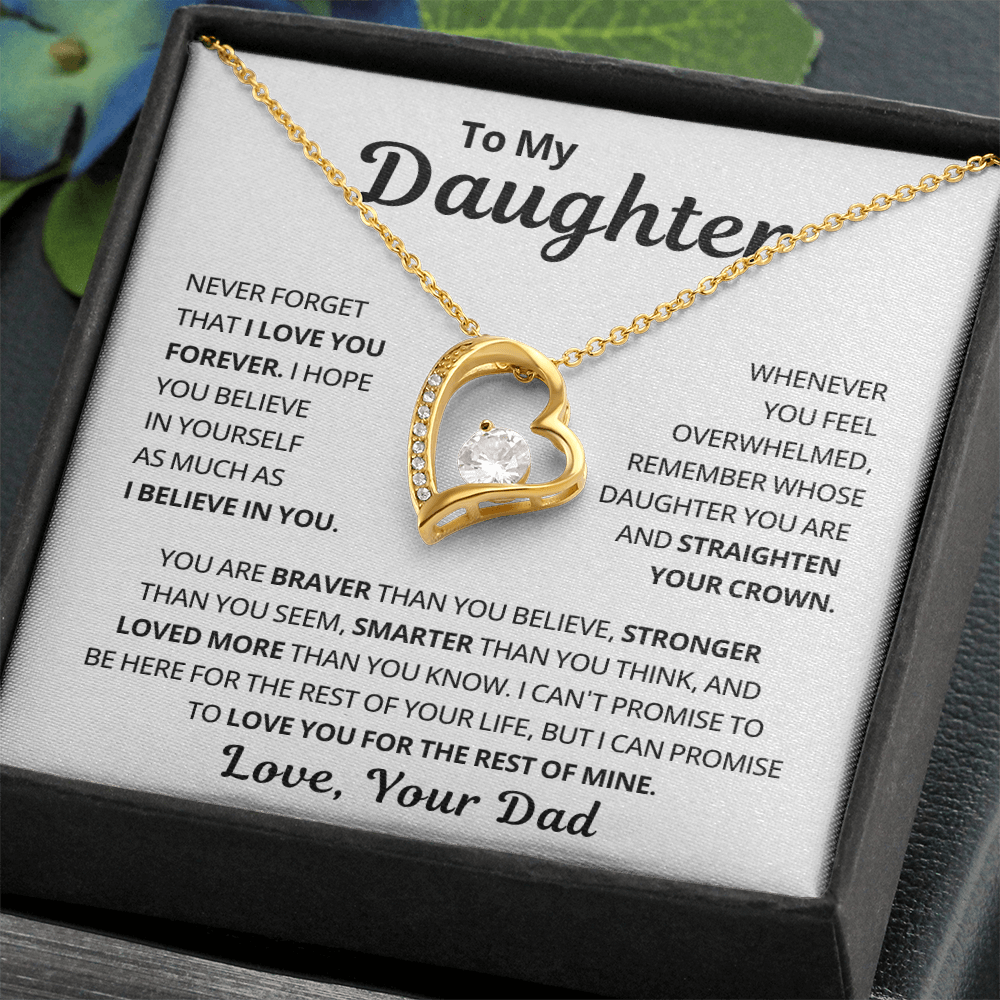 Mother Daughter Necklace, It Highlights The Warmth in Her Smile