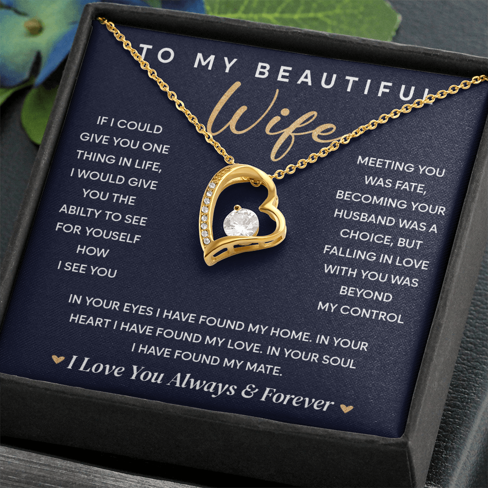 To My Soulmate Neckalce,  Every detail sparkles just like her