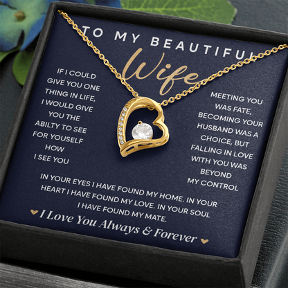 To My Soulmate Neckalce,  Every detail sparkles just like her