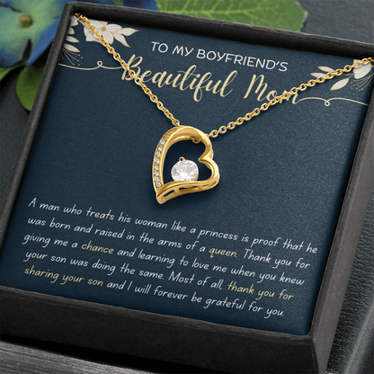 To My Future Mother In Law Necklace, Forever Love Necklace