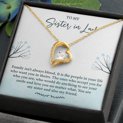 Sister in Law Necklace, Forever Love Necklace
