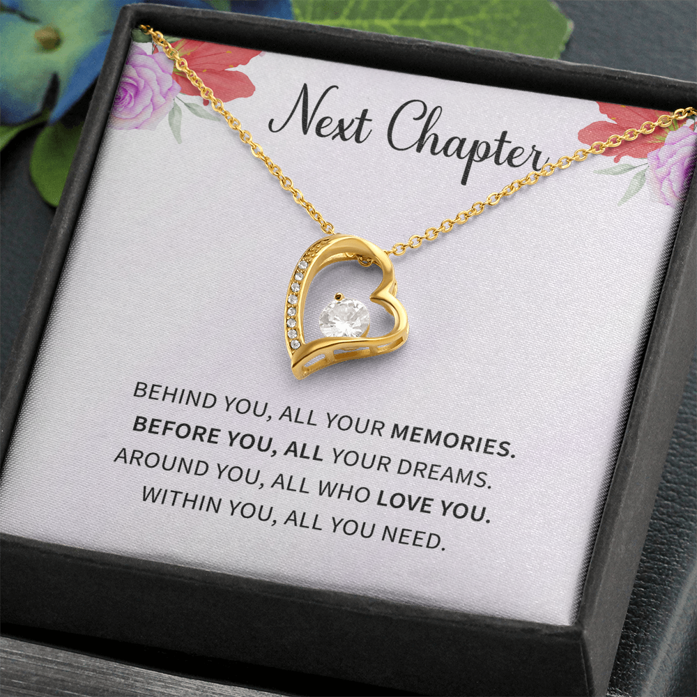 New Chapter Fresh Start Gift for wife from husband Divorcee Love Necklace