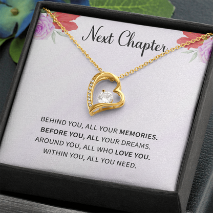 New Chapter Fresh Start Gift for wife from husband Divorcee Love Necklace