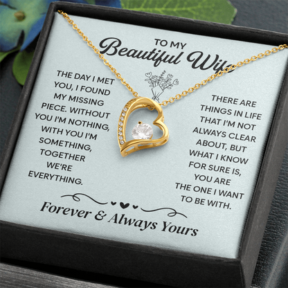 Necklace from Husband, Forever Love Necklace